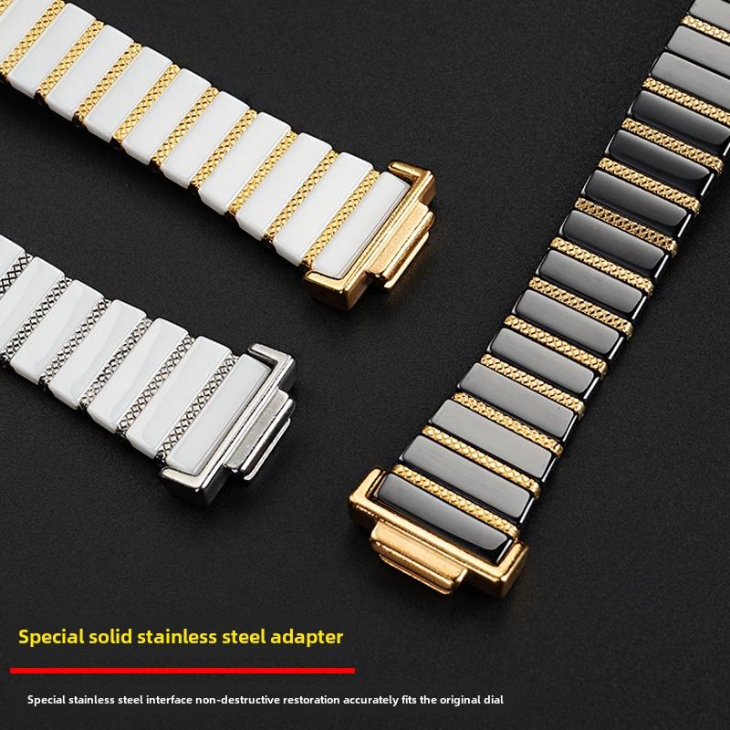 Ceramic Stainless Steel Strap Case for G-SHOCK Casio DW-5600 DW5600 GWM5610 GW-B5600 band Modified Replaceable Watch Chain Bezel
