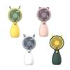 Cartoon Handheld High-Power Fan for Students – Personalized Logo Options