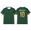Maglia da Calcio con Stampa Bandiera Marocco 2026 Nuova Maglia Traspirante a Maniche Corte da Uomo Uniforme Sportiva da Allenamento Calcio per Uomo e Donna