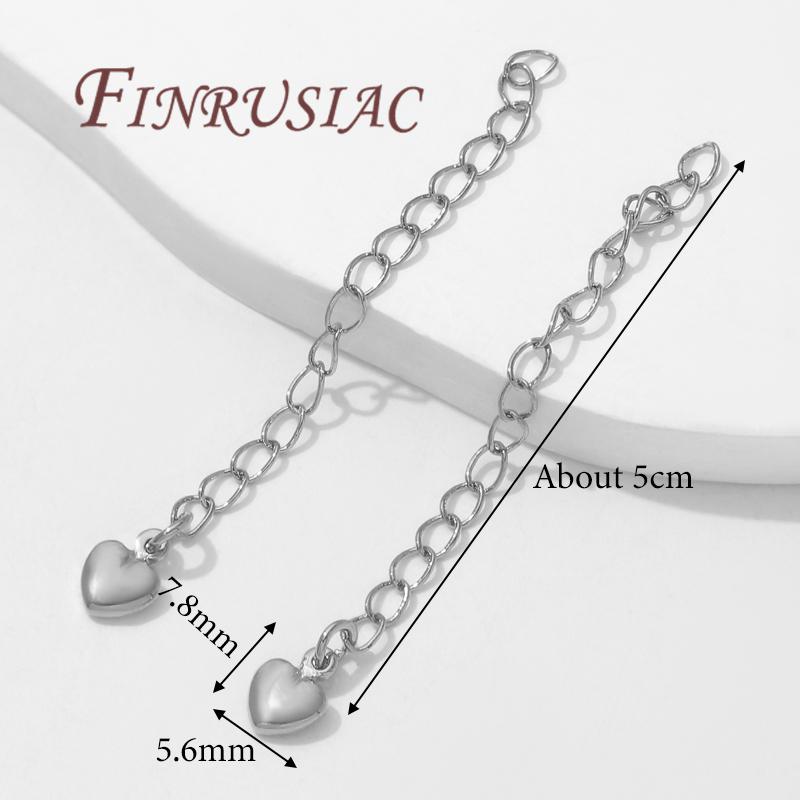 10-20pcs 18K Gold Plated 5cm Extension Chain For Jewelry Making,Necklace Extender,DIY Connectors For Bracelets Accessories