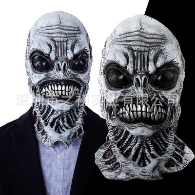 New Halloween Horror Frogman Alien Full-Face Latex Costume Mask
