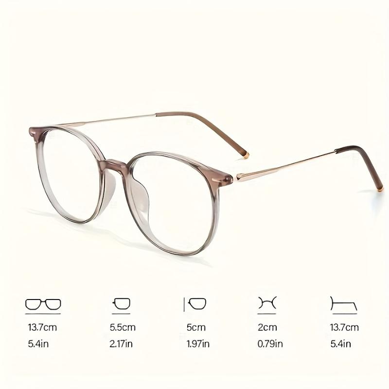 Juego de 1 pieza de gafas para mujer Estilo clásico Sencillo Moderno y Atmosférico Adecuado para uso diario y decoración