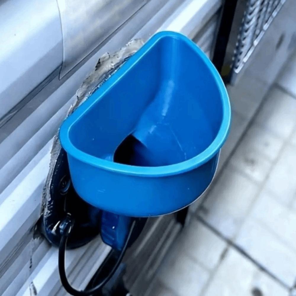 3D Printed RV Water Filling Funnel Blue Anti-Spill Water Inlet Funnel Wide Mouth Multifunctional Water Tank Funnel RV Camping