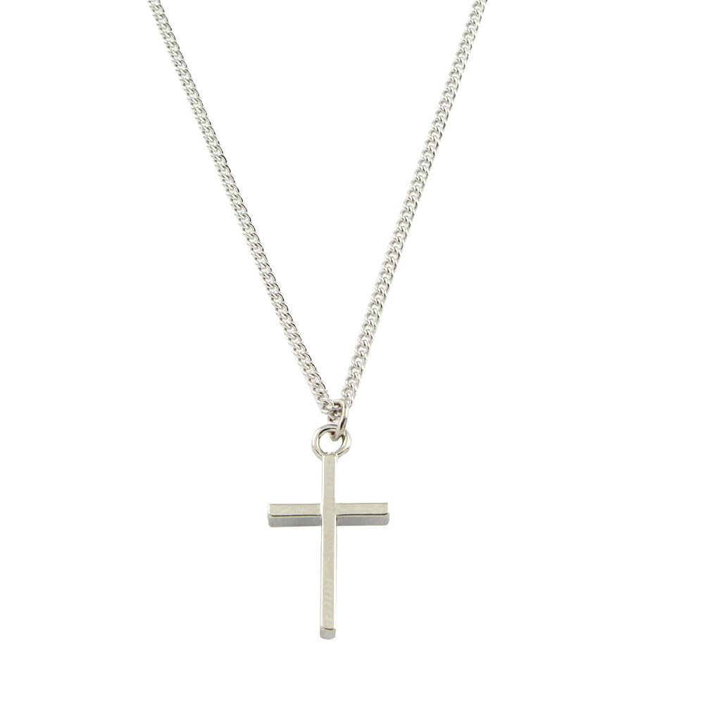 Shop Made In Japan Cross Pair Necklace Present Wrapping Gift Box Pn0015 Silver Silver [Jewelry M] Men's Women's +