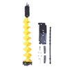 6in Ice Auger Kit Lightweight Flexible Incisive Blade Ice Auger Drill Bit for Thick Layers In Deep Water Areas