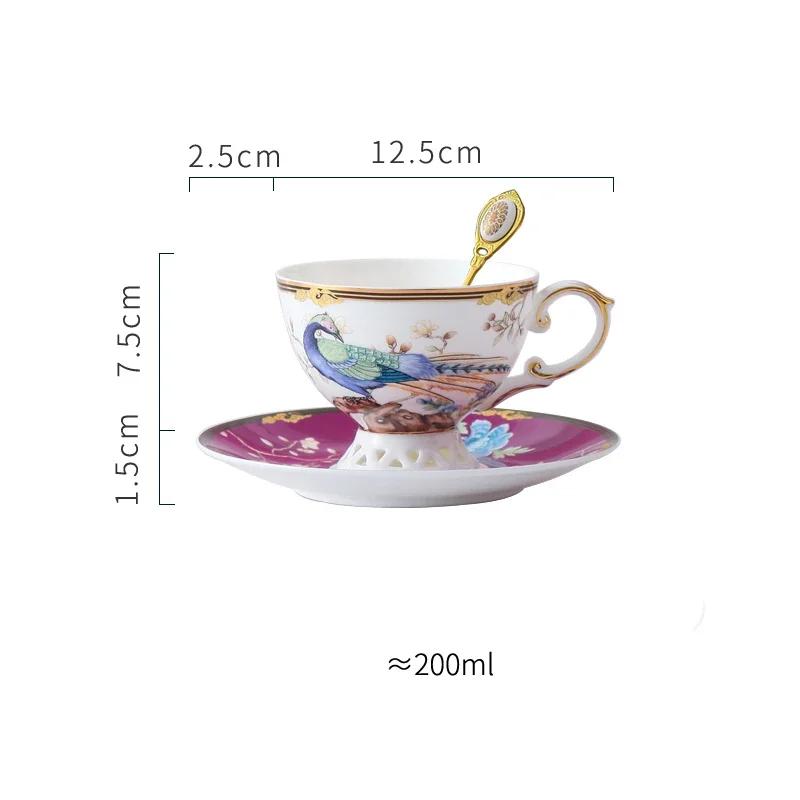 Light Luxury Ceramic Plate White Bird Blessing Style Western Dining Plate High End Tableware Set Salad Dishes Serving Tray