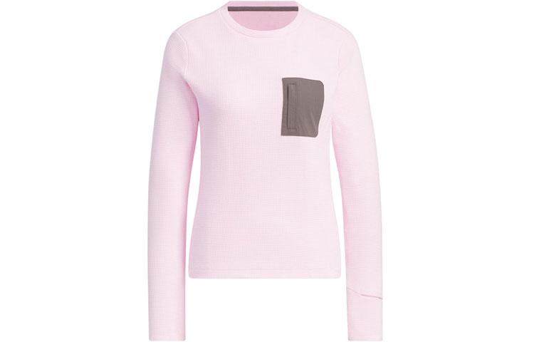 Adidas City Escape Long Sleeve Sweatshirt Women s Clear Pink JE8579 L