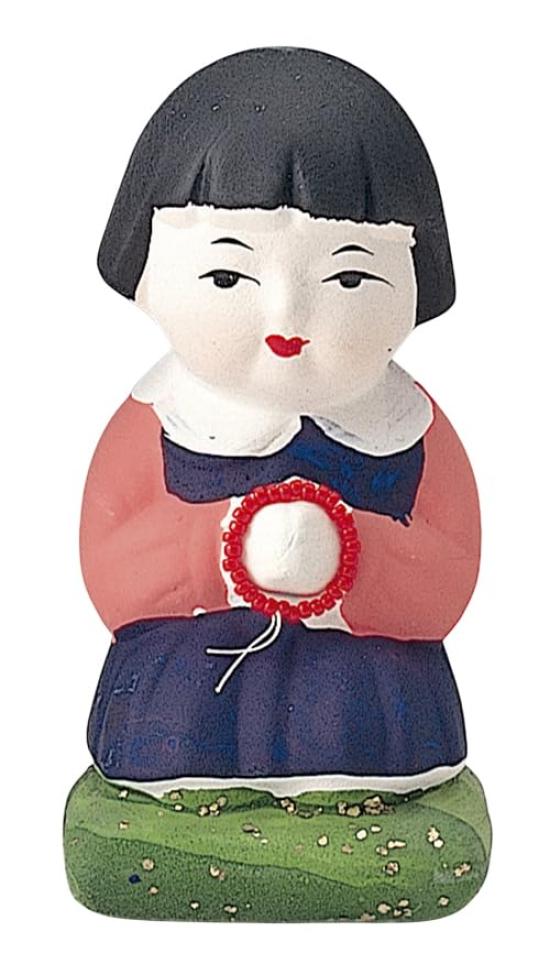 

Gassho Doll Girl [Large] Buddhist Altar Supplies, Home Memorial Service