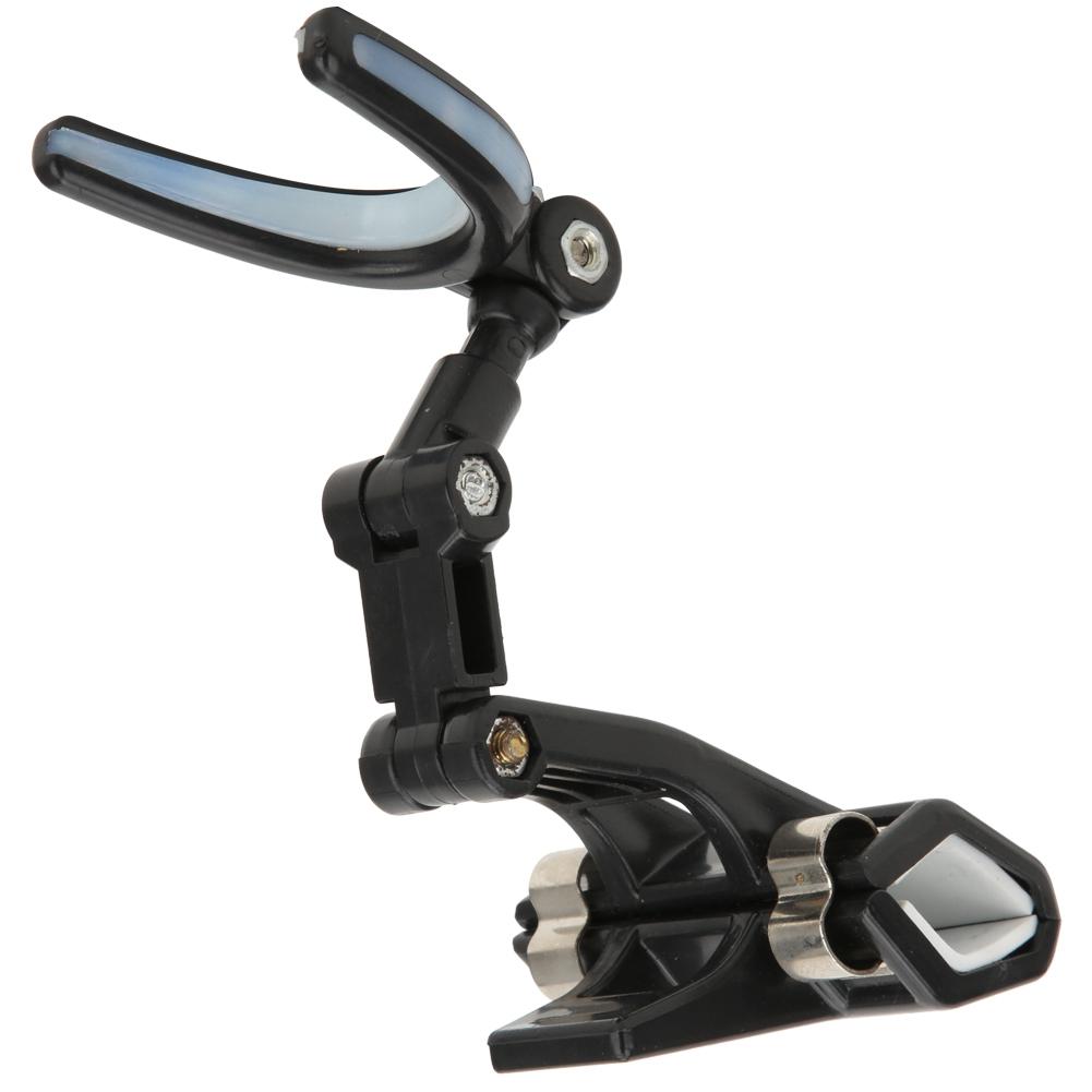Plastic Portable Luminous Head 360 degrees Rotating Fishing Rod Bracket Holder Back Hanging Stand