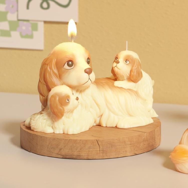 Unique Home Decors Silicone Mold User Friendly Silicone Cats And Dog Scented Candle Mold For Creative DIY Projects