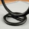 Black Metal Candlestick Stand for a Long Candle Decorative Table 15 cm