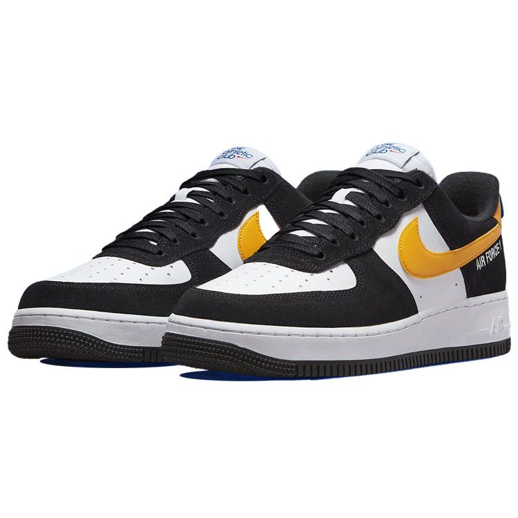 Nike Air Force 1 07 LV8 Athletic Club - Negro Oro Universitario Zapatillas para Hombre Blanco DH7568-002