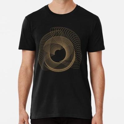 Gold Abstract Figure Grafic Pattern Illustration Gifts S-5XL Made In USA T-Shirt