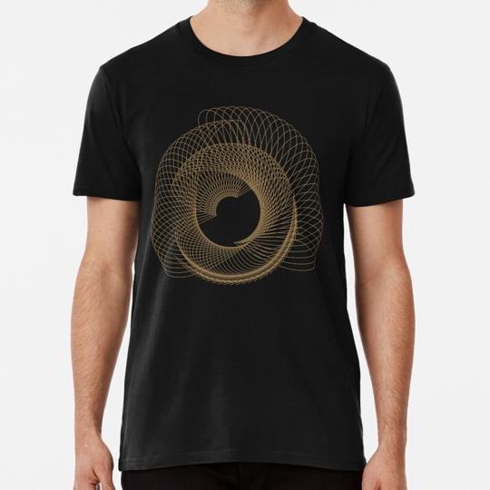 

Gold Abstract Figure Grafic Pattern Illustration Gifts S-5XL Made in USA T-Shirt 3XL