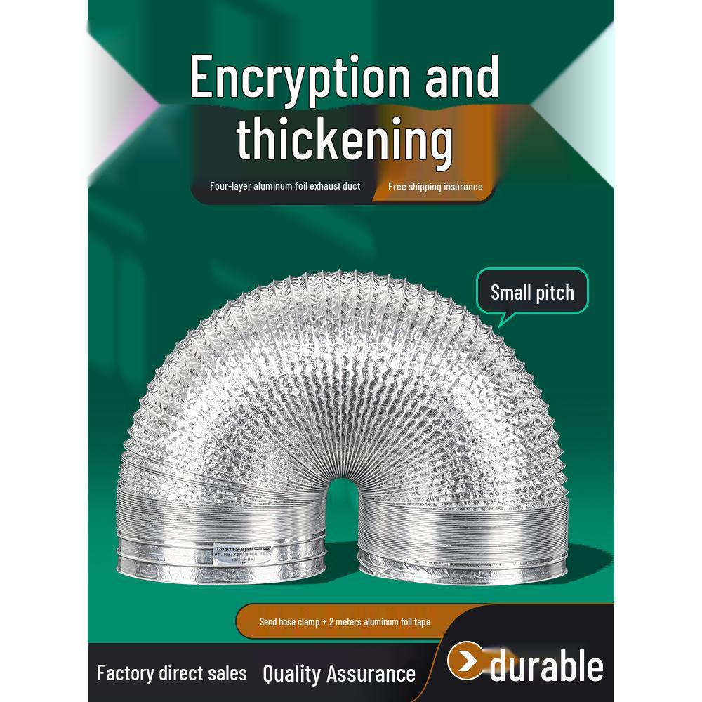 

Thickened Aluminum Retractable Kitchen Exhaust Duct Hose Note: Allow 0.5m Extra for Installation