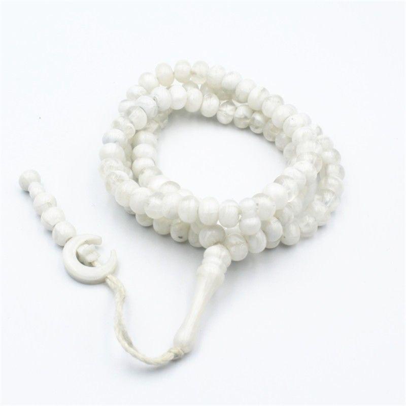 99 Tasbih Rosenkranzperlen 8mm Gebetsperlen Wickelarmbänder Halskette Rosenkranz 99 Sorgenperlen Handgelenk-Wickelarmbänder für Damen Herren
