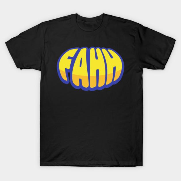 Asian Size Men Black Print T-shirt Fahh Meme No-Cut Print Cotton Tshirt S чёрный