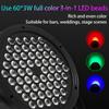 3w*60 Led Rgb 3 In 1 Par Light Dmx 512 Sound Control Dj Party Lights Wedding Disco Lights Ballroom Club Projection Stage Lamp
