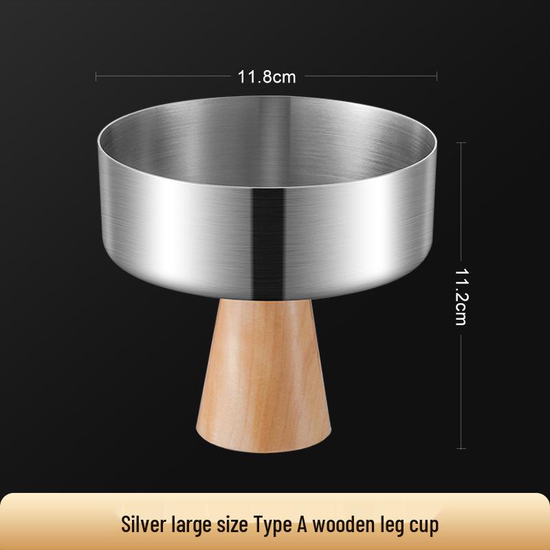 Stainless Steel High-Footed Ice Cream and Dessert Cup