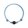 Jbans Classic Matte Black Onyx Point String Knot Bracelet (C2201-Ac862_Bl)