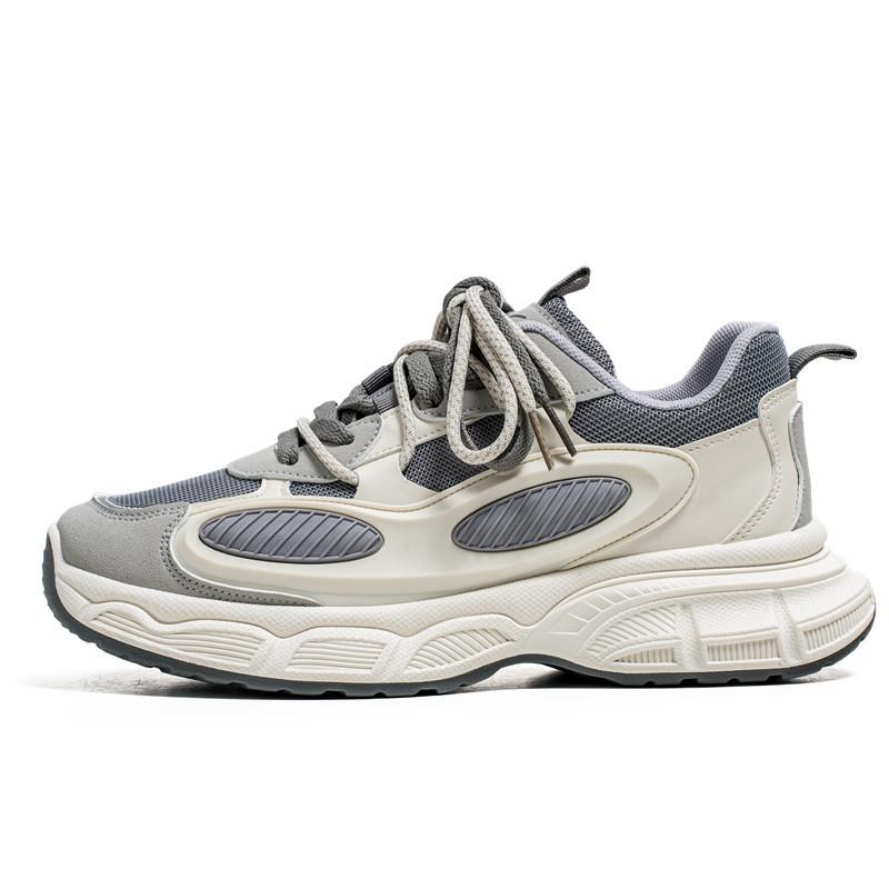 Spring and Autumn New Men's Sneakers Fashion Versatile Youth Casual Shoes Thick soled Height Boosting Lightweight Running Shoes