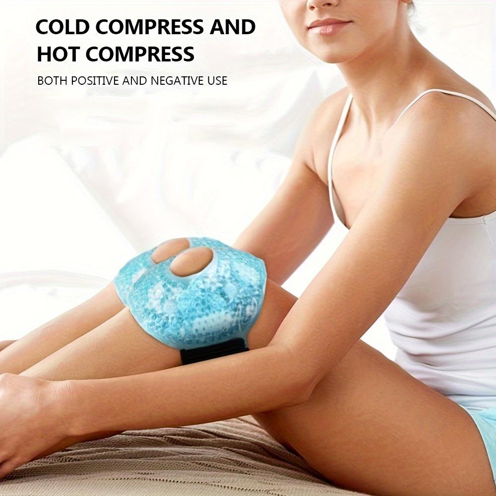 1/2pcs Hot & Cold Gel Ice Pack Reusable Knee Sports Ice Treat Wrap for Ankles Head Shoulders Injuries Soothing Revitalizing Use