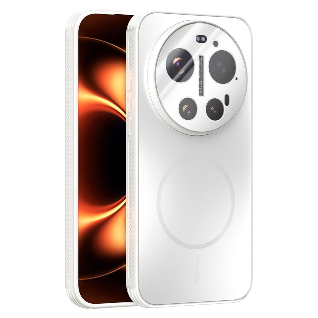 ABEEL For Xiaomi 17 Ultra 5G Magnetic Case TPU PC Cooling Matte Phone Back Cover with Lens Film