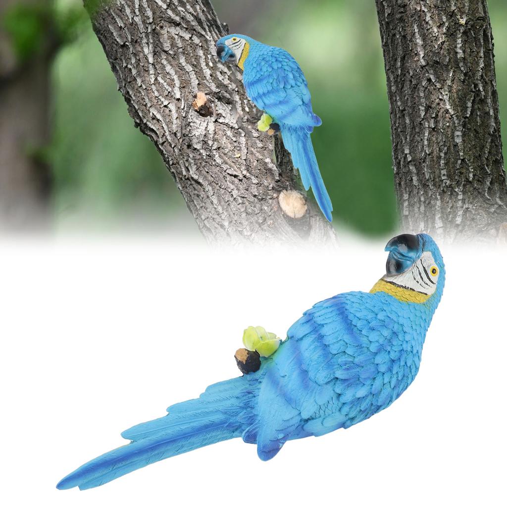 Wall Decor Resin Lifelike Hanging   Statue Bird Sculpture for Outside Garden Patio Yard Lawn