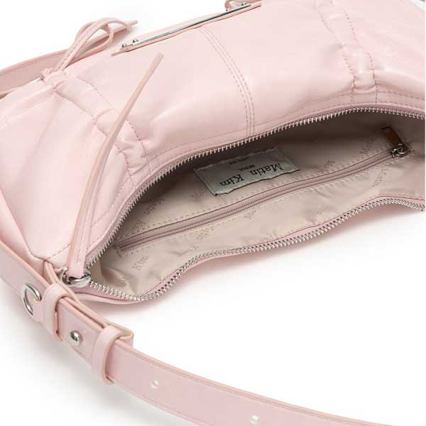 Matin Kim HALF SHIRRING RIBBON ROUND BAG - 6 Colors