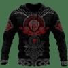 Men's Jacket Comfortable and Casual Long-sleeved Loose Top 3D Digital Tattoo Printed Sweatshirt