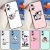 Animal Mignon Dessin Animé Vache Pour Realme 14 13 12 10 11 Pro Plus GT 6 6T 5 GT7 Pro C55 C51 C21Y C25S C67 C75 C53 C61 Coque