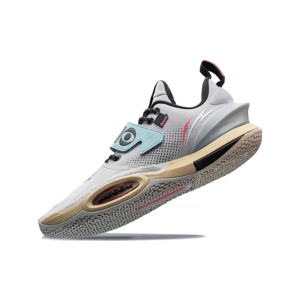 New LiNing All City 10 V2 Wade Dreamer Collection Anti Slip And Wear Resistant Rebound Low Top Basketball Shoes Men's White ABAS059-12