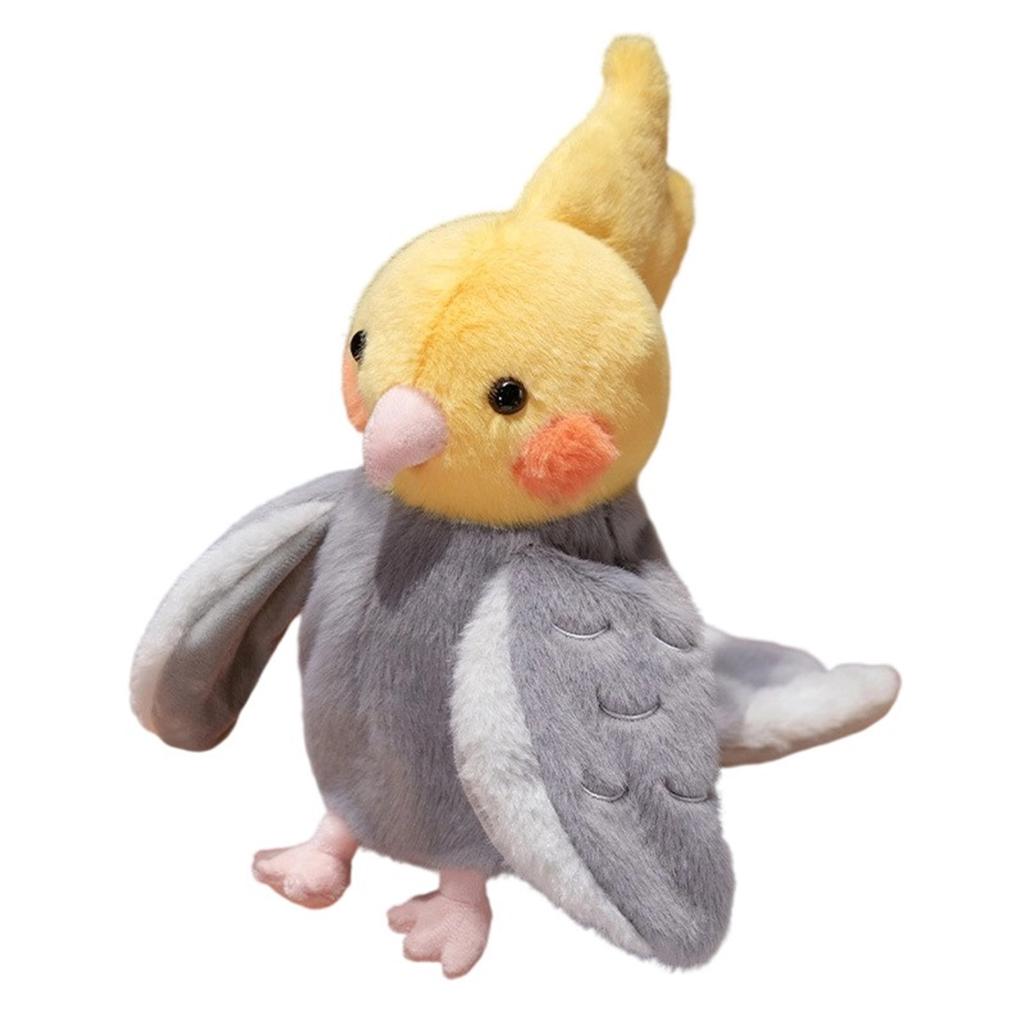 Cute Parrot Hand Puppet Plush Toy Suitable For Children As A Gift