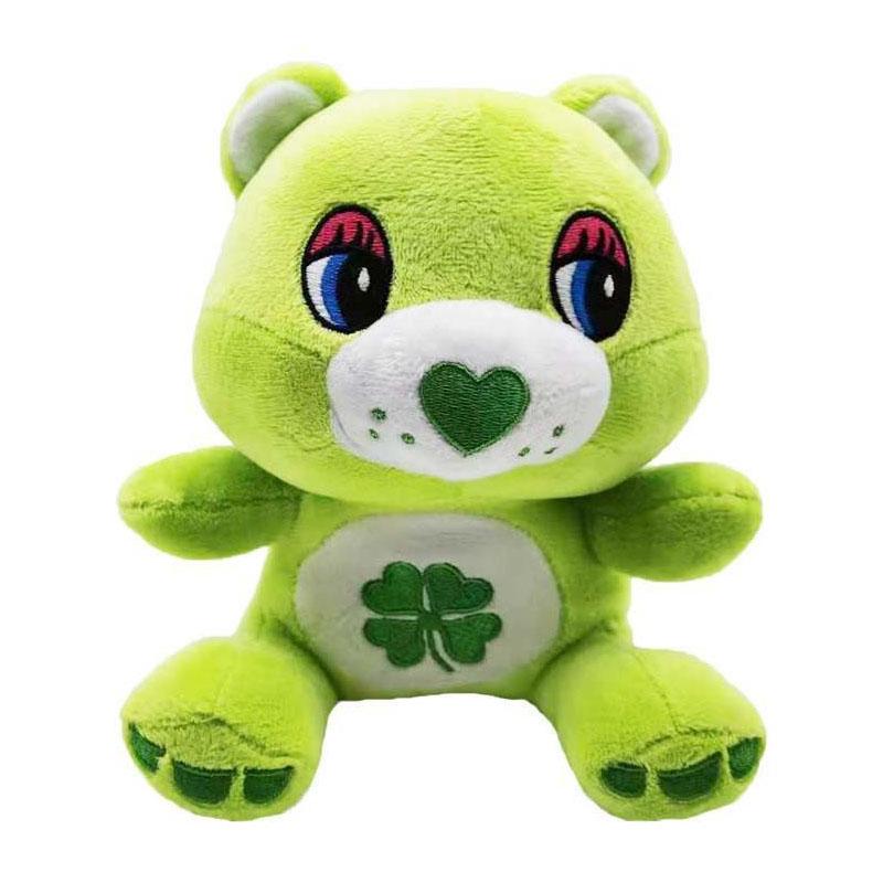 

Care The Bears Cheerbear Plush Toy Bear Children Gift Action Figure Ornament зелений