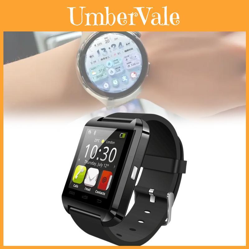 Smartwatch U8 Fitness Tracker Bluetooth con Controllo Touch e Pulsante per Adulti