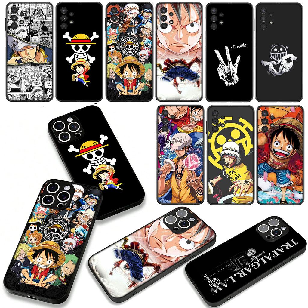 Trafalgar Water Law One Pieces Luffy Phone Cover for Apple iPhone 16 15 14 Plus 13 12 Mini 17 Pro Max + ProMax 16E Air Case