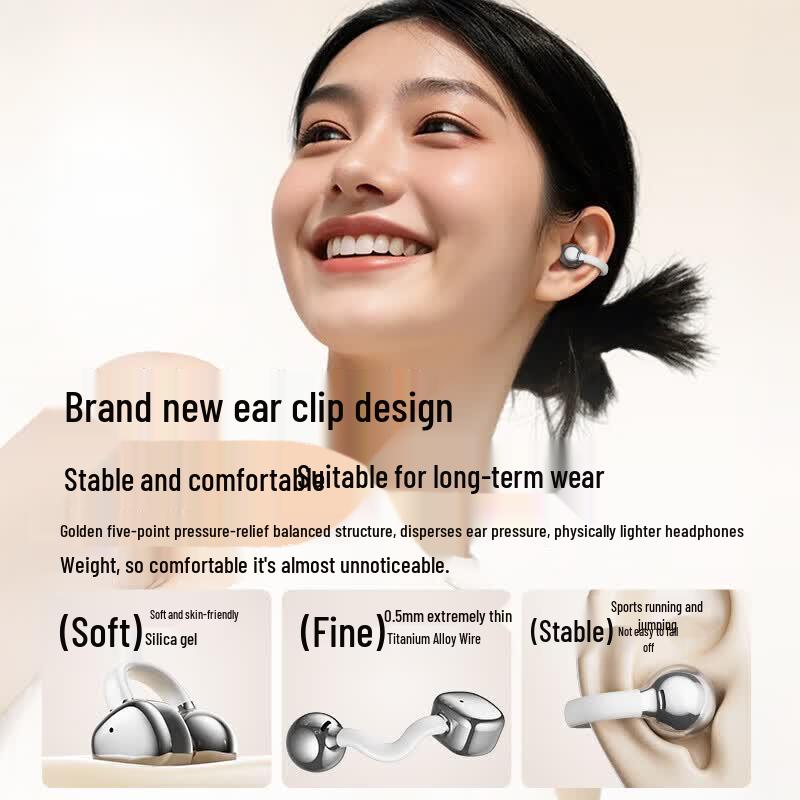 Lenovo RS107 Open-Ear Clip-On Headphones
