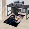 "Elvis Presley Inspired White Jacket with Gold Beads - Rock Star Costume"Office Mat Perfect for Home Decor Office Desk Chair Rugs Chair Carp