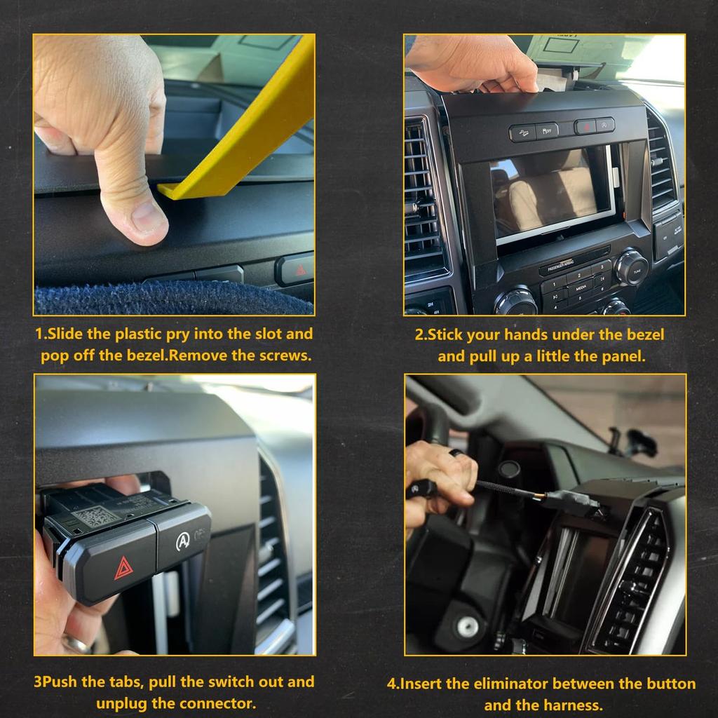Auto Start Stop Eliminator for 2015- Ford F-150, Engine Start-Stop System Bypass, Automatic Stop-Start Canceller, Auto Shutoff Cable Harness