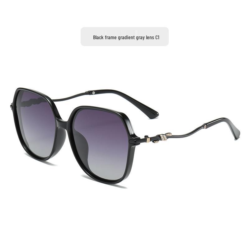 

Элегантные солнцезащитные очки «бабушкины очки» с поляризованной металлической оправой высокого класса