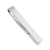 Men's Silver & Gold Tie Clip with Engraved Logo - Minimalist Design