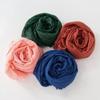 New Cotton Linen Gauze Scarf For Women Girls Spring Autumn Solid Scarves Soft Pashmina Foulard Simple Retro Beard Wrap Shawls