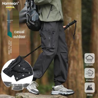 Homlean Herren Outdoor Cargo Jogginghose HT05