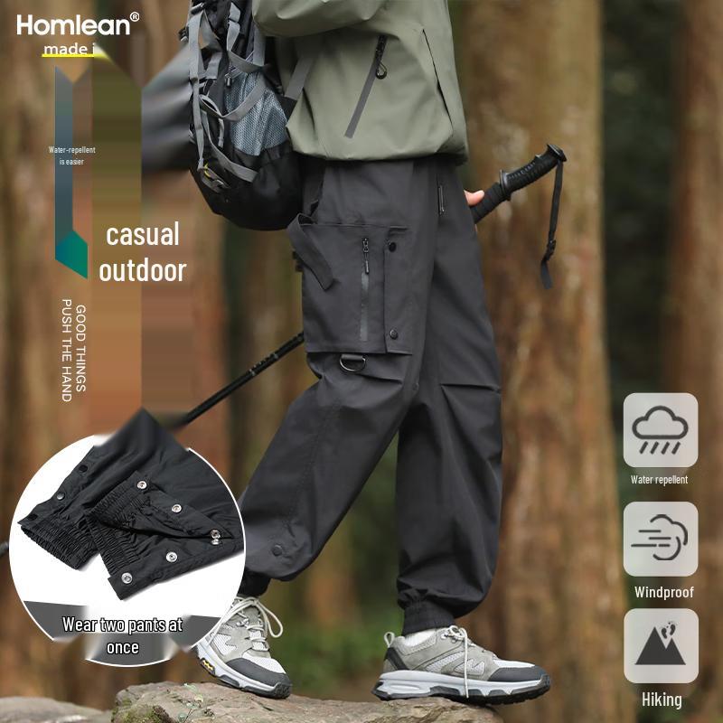 Homlean Men's Outdoor Cargo Jogger Pants HT05