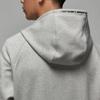 Jordan Sporthoop FW24 Dri-FIT Módní Minimalistická Mikina na zip s kapucí Pánská mikina Melírovaně šedá Černá FV8603050