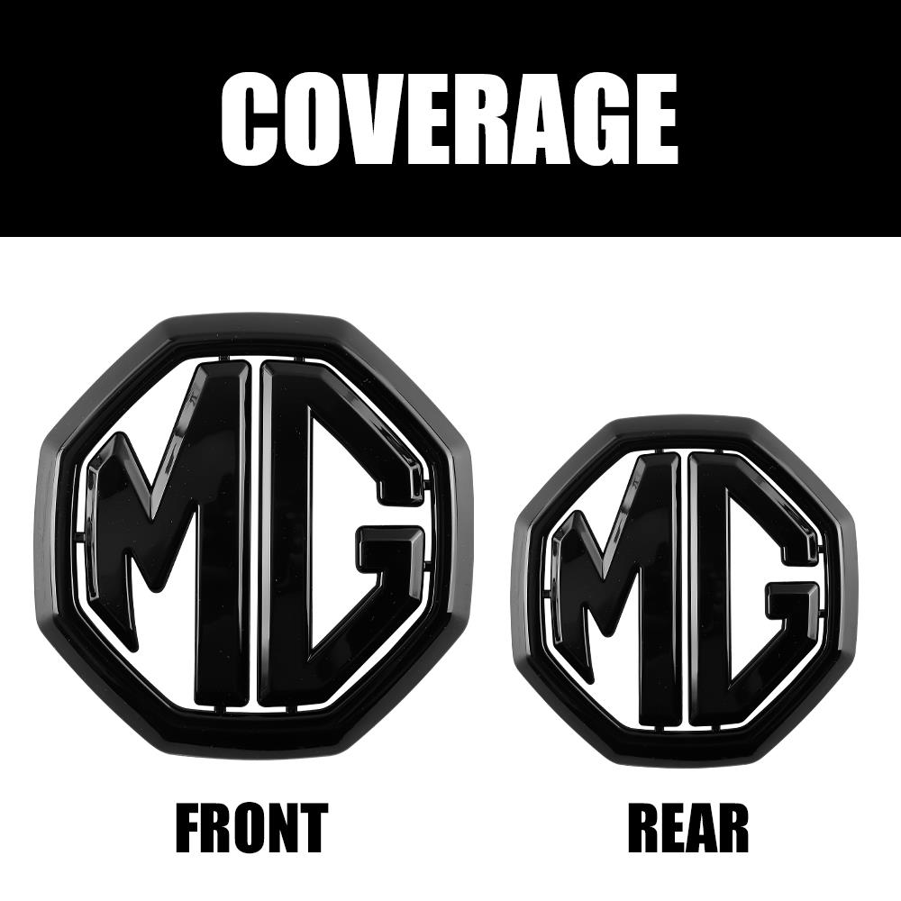 1/2 stuks Voor Morris Garages MG MG6 Auto Motorkap Voor Motorkap Grille Embleem Cover Achter Embleem Decoratie Sticker Auto Refit Accessoires