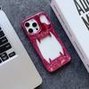 Electroplating hollow tiger tooth mobile phone case is suitable for Apple 16PROMAX trend 15/14/13 bone 12 heat dissipation 11
