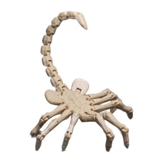 Figurka Skorpiona Drukowana w 3D Ruchome Stawy Figurka Skorpiona Przegubowy Model Zwierzęcy Zabawka Fidget Domowe Biuro Półka na Książki Dekoracja Biurka Ozdoba