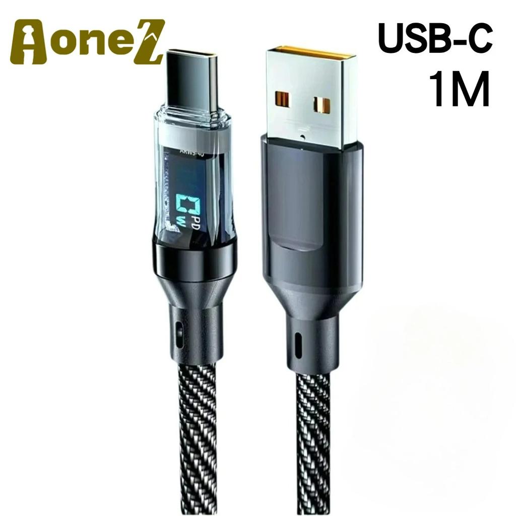 Vivo FlashCharge Cable 120W Max Fast Charging USB C To C with LED Display for X Series Also iPhone 15 MacBook Huawei OPPO Phones