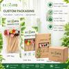 ECO JFB 120mm Mushroom Bamboo Party Picks for Fruit Cheese Woodland Events Custom Shape Bulk   B2B Supply Pack